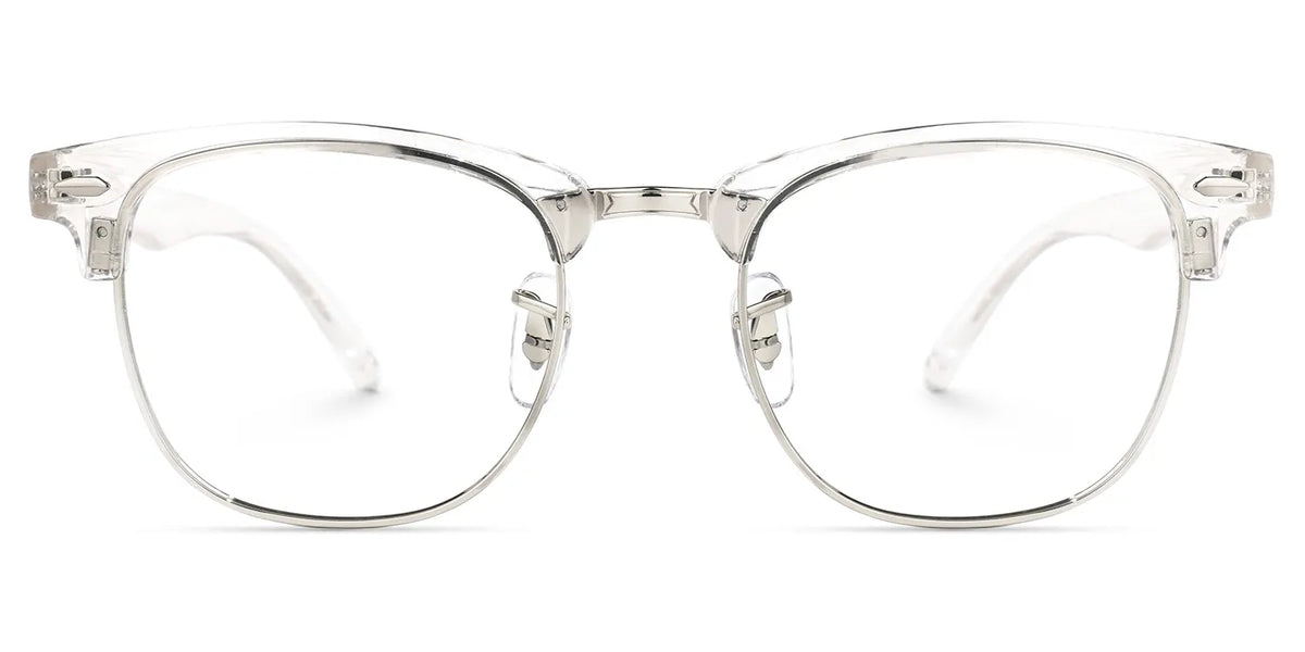 Hacker Browline Clear Glasses | Zeelool Glasses