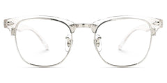 Hacker Browline Clear Glasses | Zeelool Glasses