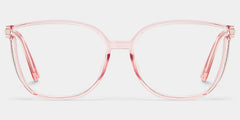 Rodz Light Pink Square Frame Glasses | Zeelool