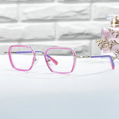 Kid geometric Piglet glasses with cute style -Zeelool
