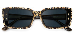 Women's Rectangle Eyeglasses Frames With Leopard Color