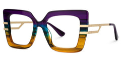 Designer Poutine Glasses in Mixed-Materials Full-frame