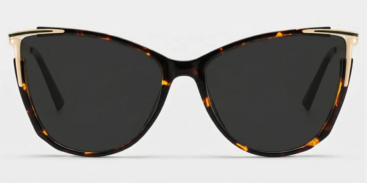 Yomary Cateye Tortoise Thin Frame Glasses | Zeelool