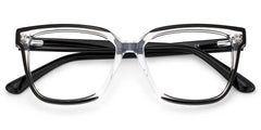 Benguie Black Clear Square Shape Eyeglasses | Zeelool