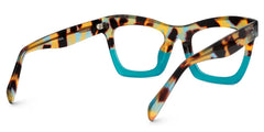 New Arrival Peacock-Blue Color for Benitez Frame Glasses | Zeelool