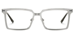Sharma Rectangle Gold Color Metal Eyeglasses for Men