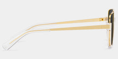 Oromiya Aviator Clear Frame Eyeglasses for Woman| ZEELOOL