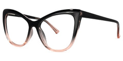 Shelby Cateye Black-Pink Glasses | Zeelool Glasses