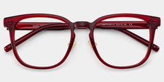 Hailey Red Frame Glasses with Square Frame Online | ZEELOOL
