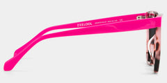 Kira Pink Tortoise Frame Glasses with Butterfly Frame Online | ZEELOOL