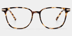Florence Rectangular Tortoise Shell Eyeglass Frames for Women | ZEELOOL