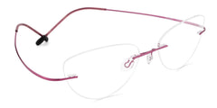 Evelyn Cat Eye Pink Glasses | Zeelool Glasses