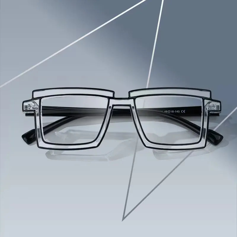 Zephyr Clear Glasses in Cyberpunk Style Eyeglasses