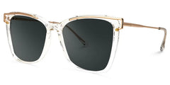 Krystle Square Clear Frame Sunglasses | Zeelool Optical