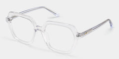 Devon Geometric Clear Hexagon Glasses for Women | ZEELOOL