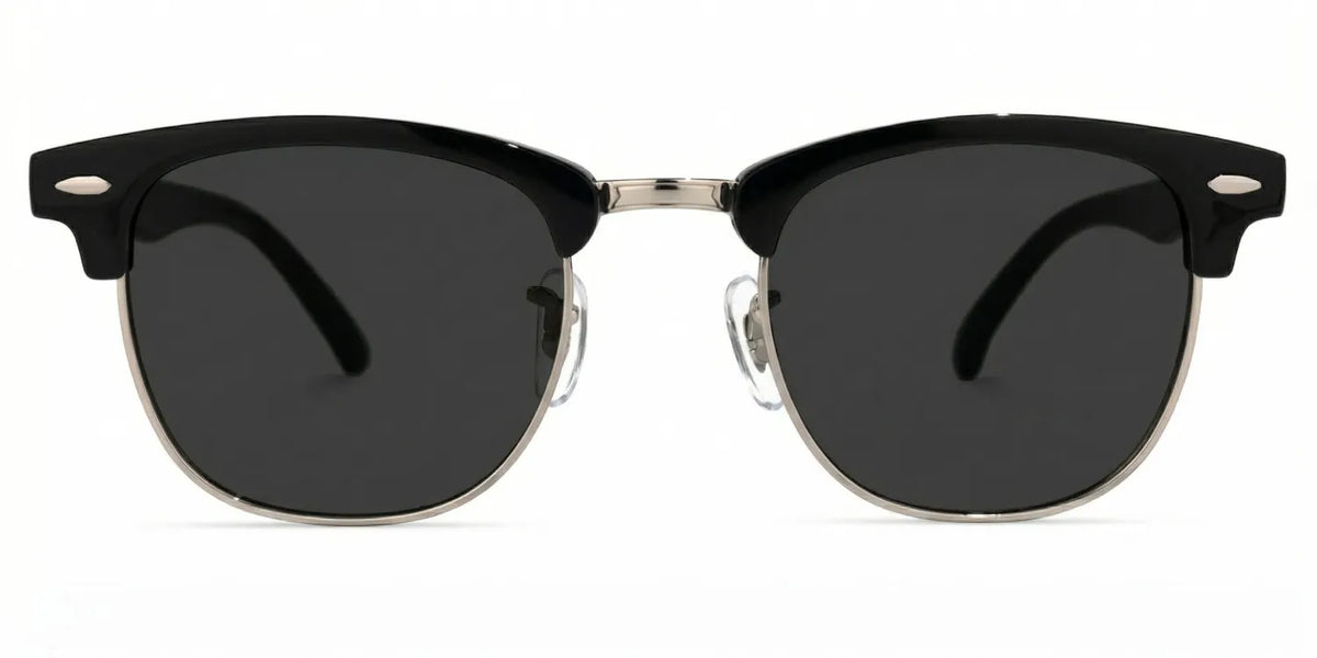 Hacker Browline Black Glasses | Zeelool Glasses