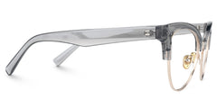 Charlene Browline Gray Eyeglasses and Cateye Frames