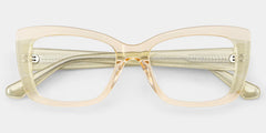 Leona Rectangle Gold Glitter Eyeglasses with Bling Frame | ZEELOOL