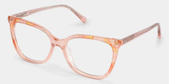 Jolie Pink Butterfly Gradient Frame Glasses | ZEELOOL