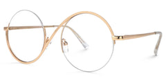 Flozif Gold Metal Circle Wire Frame Glasses | Zeelool