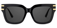 Square Cat-Eye Glasses With Black Color