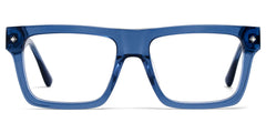 Trent Eyeglasses in Rectangle Blue Frame | Zeelool