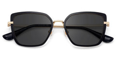 Square Black Eyeglasses- Max Metal Frame Glasses