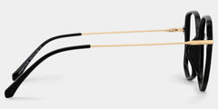 Payton Geometric Black Frame Glasses | Zeelool Optical