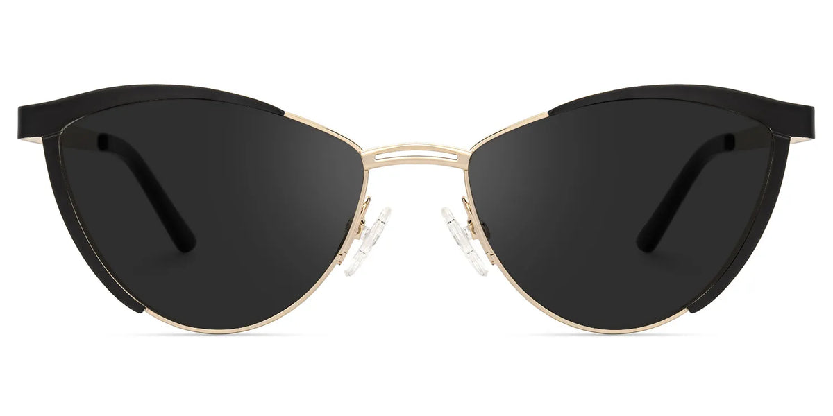 Sydney Cat Eye Black Sunglasses | Zeelool Glasses