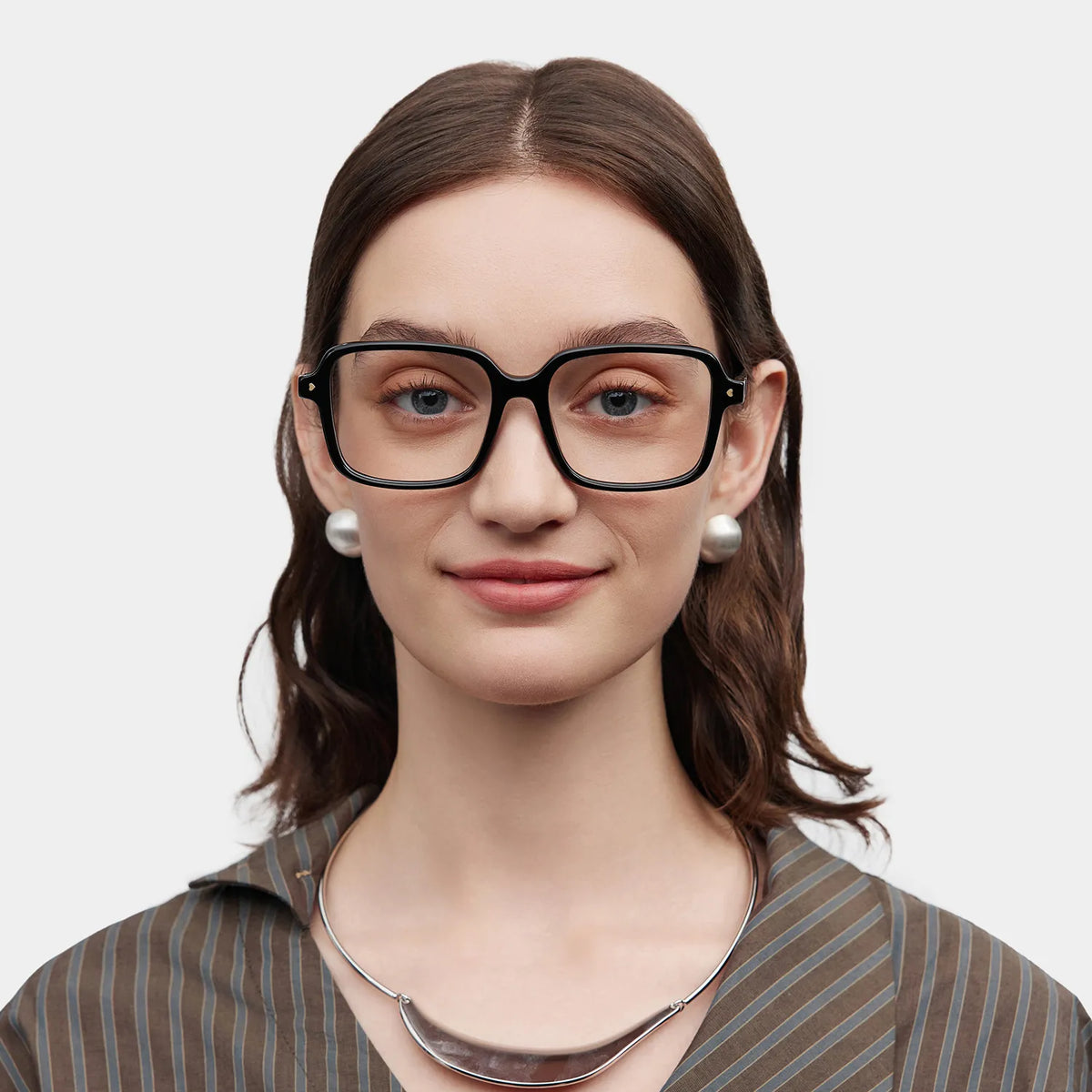 Talia Black Frame Glasses with Square Frame Online | ZEELOOL