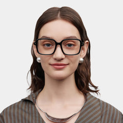 Talia Black Frame Glasses with Square Frame Online | ZEELOOL
