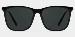 Malika Black Frame Polarized Sunglasses with square Style Online | ZEELOOL