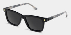 Rectangle Black Eyeglasses- Travis Acetate Frame Glasses