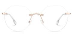 Geometric Rimless Frames For Ladies