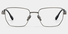 Jameson Gray Frame Prescription Glasses with Geometric Shape | ZEELOOL