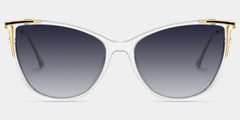 Cat eye Yomary Clear Frame Glasses | Zeelool