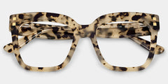 Minguela Square Brown-Tortoise Glasses | Zeelool Glasses