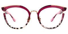 Laraine Cat Eye Red Tortoise Glasses | Zeelool Optical