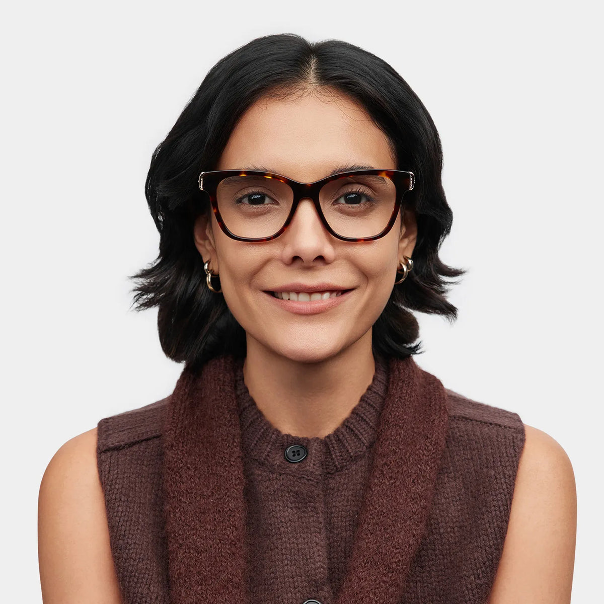 Square Tortoise Eyeglasses- Julian Acetate Frame Glasses