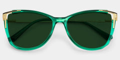 Cateye Yomary Green Eyeglasses and Glasses Frames Deals