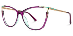 Cateye Yomary Purple Frame Glasses Deals | Zeelool Optical