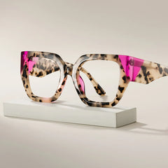 Viva Tortoise Frame Glasses with Square Frame Online | ZEELOOL