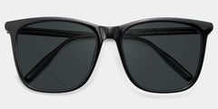 Malika Black Frame Polarized Sunglasses with square Style Online | ZEELOOL