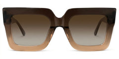 Brandon Brown Square Frame Glasses, Thick Tawny Frames