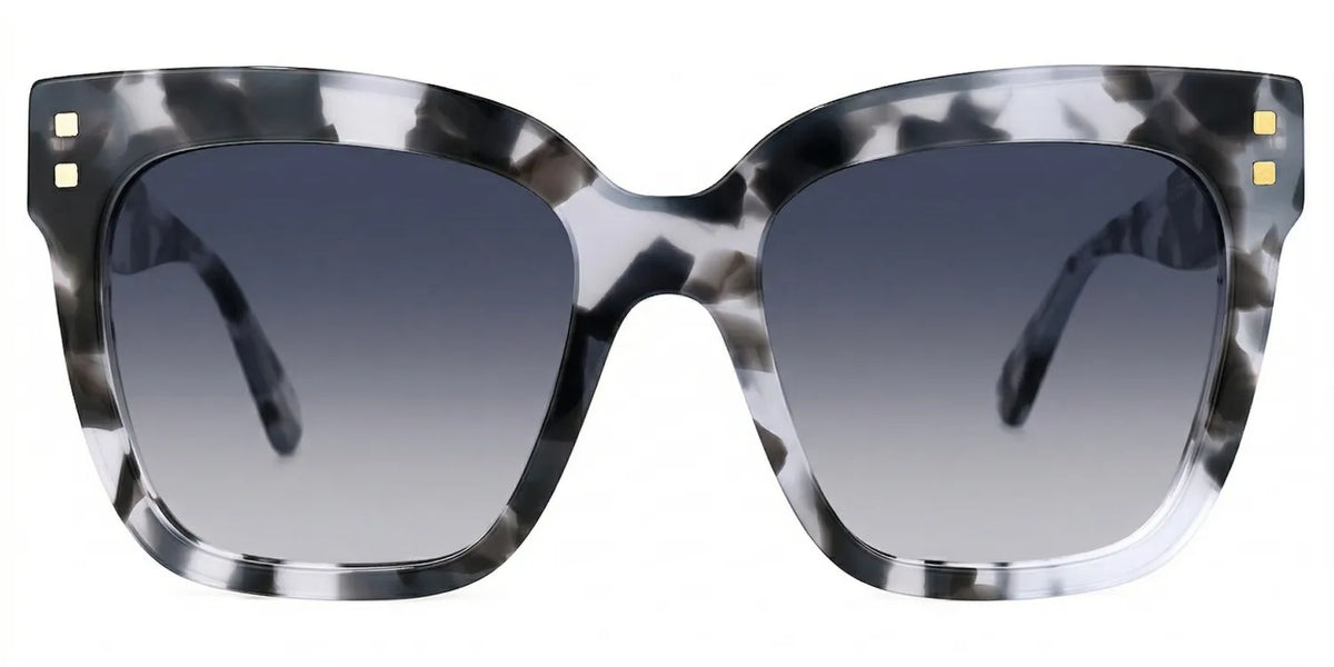 Minguela Square Gray-Tortoise Eyeglasses and Acetate Frames