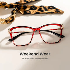 Mia translucent square Frame glasses Online | ZEELOOL