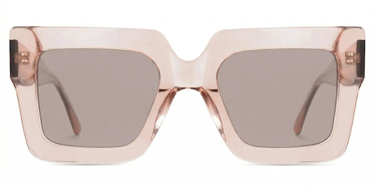 Brandon Beige Eyeglasses and Square Wide Frames