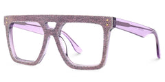 Rubin Purple Denim Eyeglasses | Zeelool