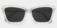 Juliet Cateye Clear Sunglasses with Translucent Frames