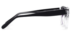 Nia Black Clear Square Sunglasses Online | Zeelool